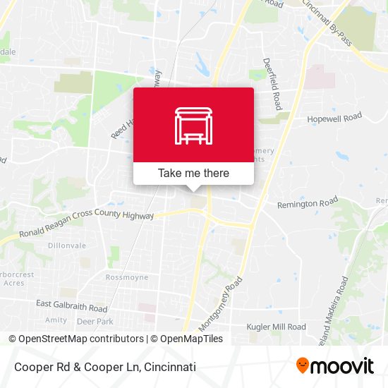 Cooper Rd & Cooper Ln map