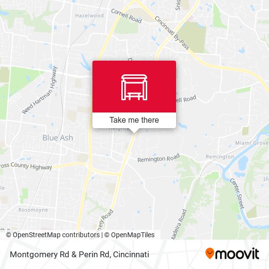 Mapa de Montgomery Rd & Perin Rd