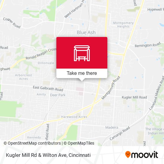 Kugler Mill Rd & Wilton Ave map