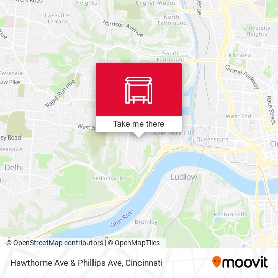 Mapa de Hawthorne Ave & Phillips Ave