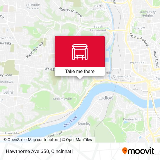 Mapa de Hawthorne Ave 650