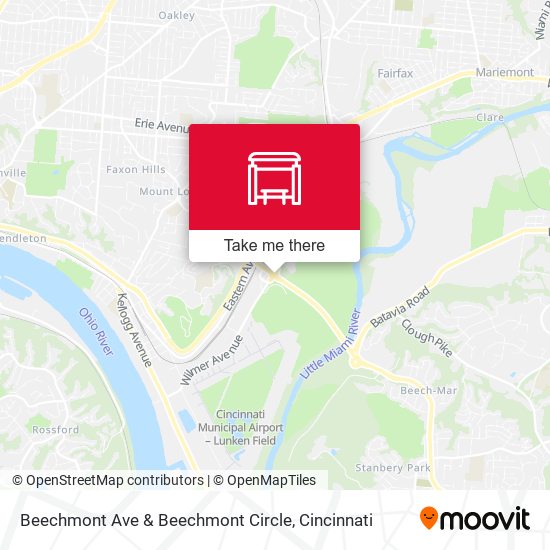 Mapa de Beechmont Ave & Beechmont Circle