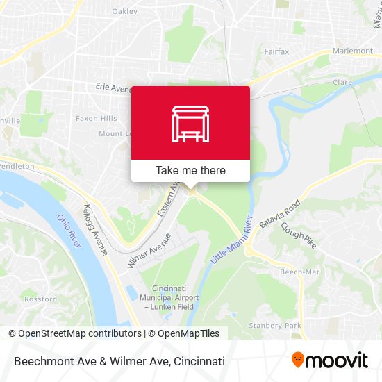 Mapa de Beechmont Ave & Wilmer Ave