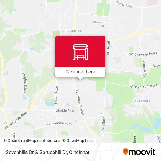Mapa de Sevenhills Dr & Sprucehill Dr