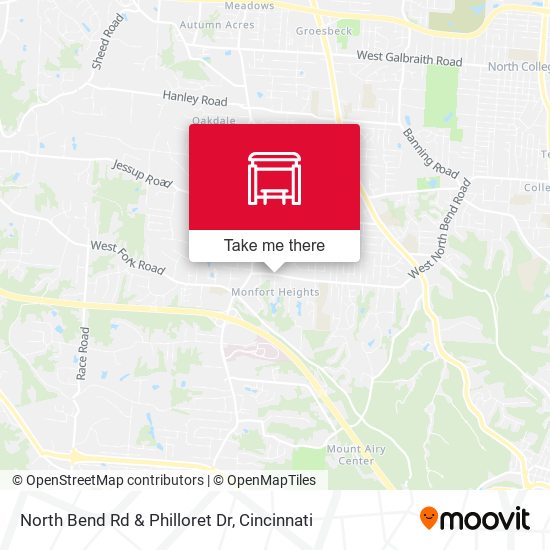 Mapa de North Bend Rd & Philloret Dr