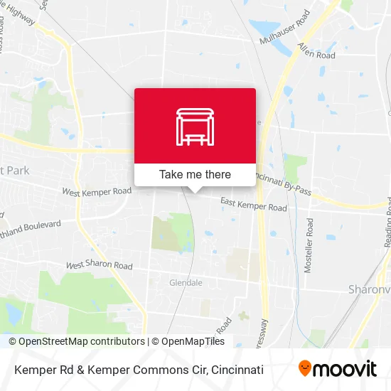 Mapa de Kemper Rd & Kemper Commons Cir