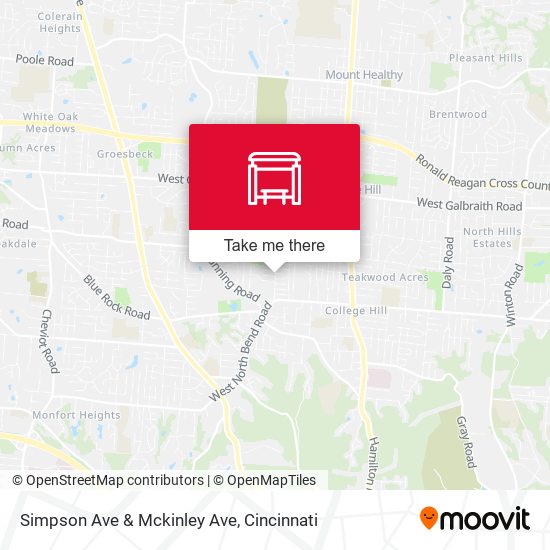 Mapa de Simpson Ave & Mckinley Ave