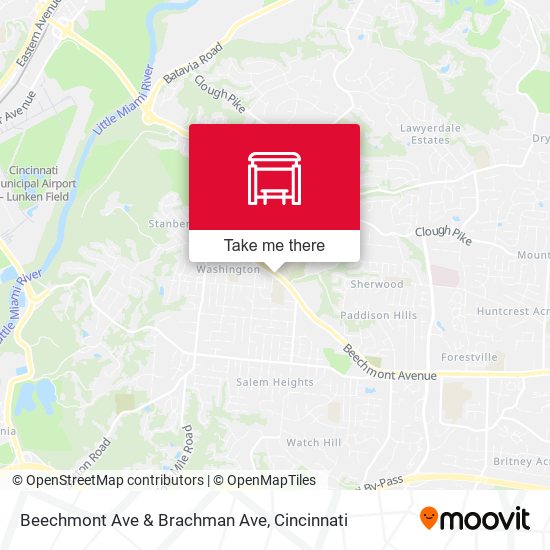Mapa de Beechmont Ave & Brachman Ave