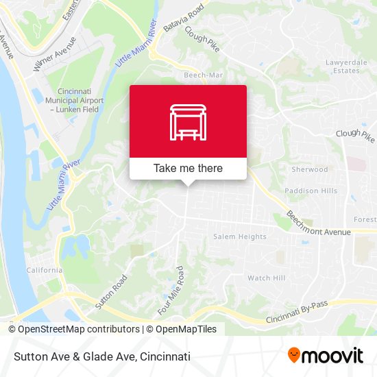 Mapa de Sutton Ave & Glade Ave