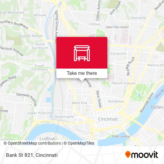 Bank St 821 map