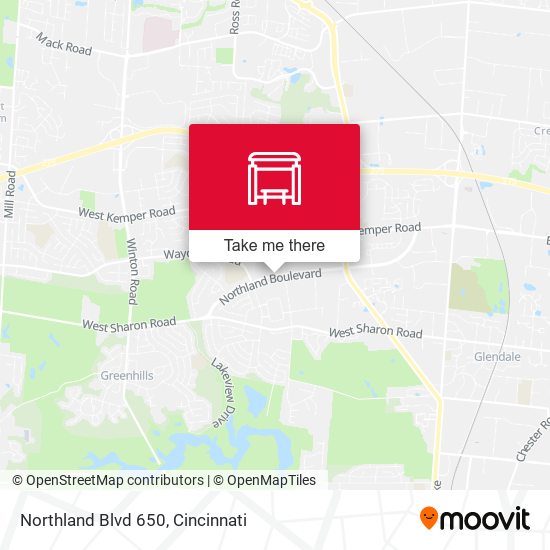 Northland Blvd 650 map