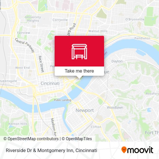 Riverside Dr & Montgomery Inn map