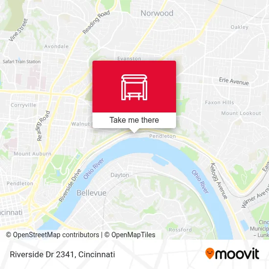 Mapa de Riverside Dr 2341