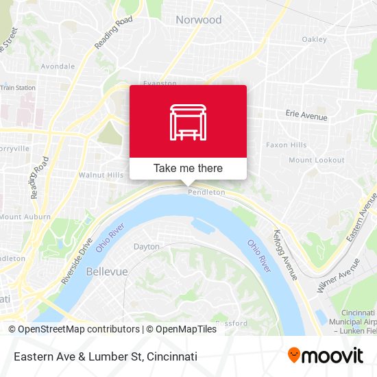 Eastern Ave & Lumber St map