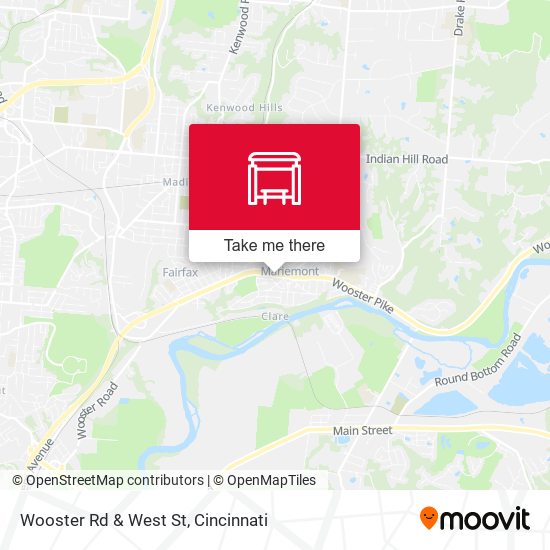Mapa de Wooster Rd & West St