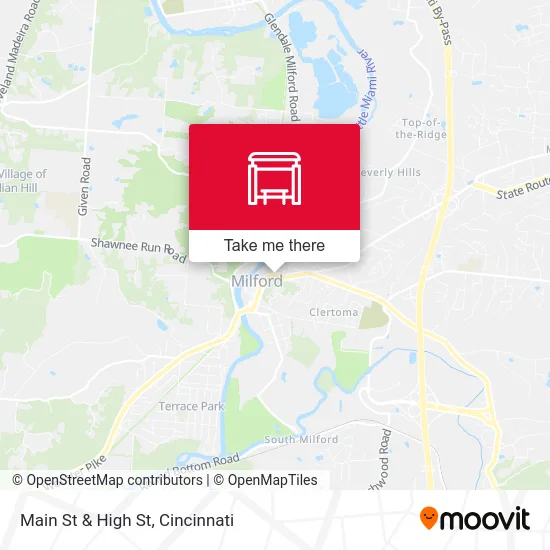 Main St & High St map