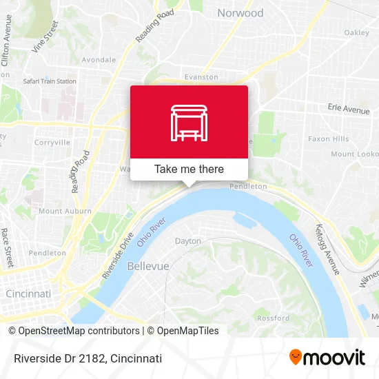 Riverside Dr 2182 map