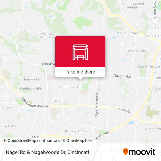 Nagel Rd & Nagelwoods Dr map