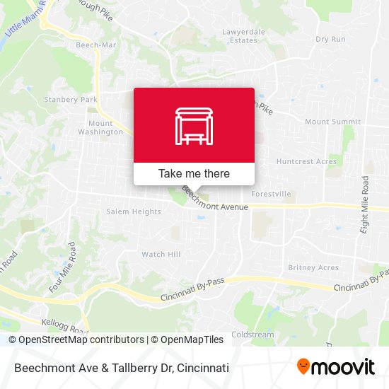 Mapa de Beechmont Ave & Tallberry  Dr