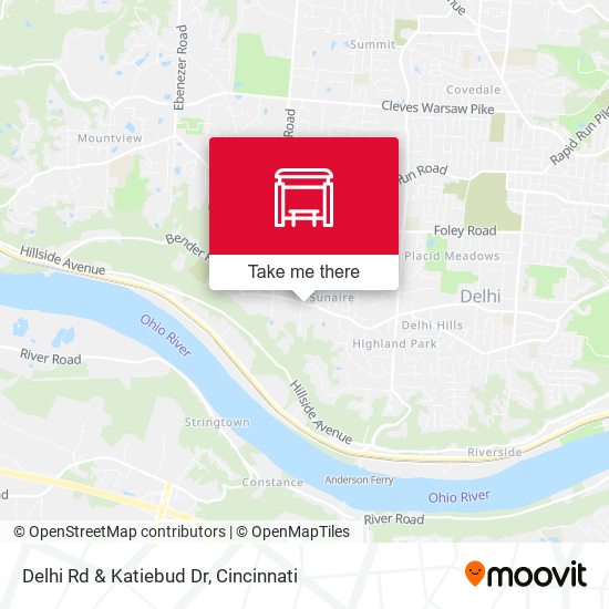 Delhi Rd & Katiebud Dr map