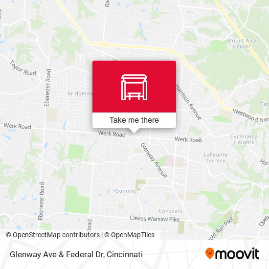 Mapa de Glenway Ave & Federal Dr