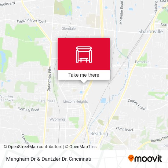 Mangham Dr & Dantzler Dr map