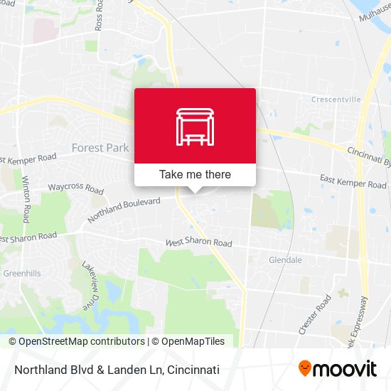 Mapa de Northland Blvd & Landen Ln