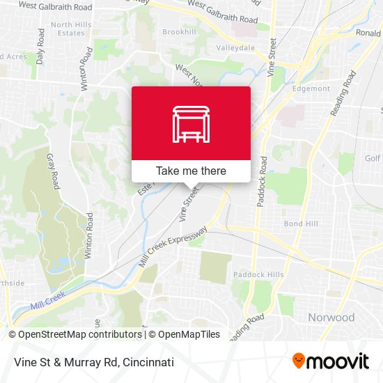 Mapa de Vine St & Murray Rd