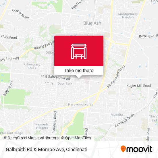 Galbraith Rd & Monroe Ave map