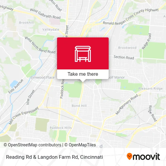 Reading Rd & Langdon Farm Rd map