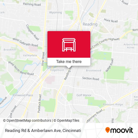 Mapa de Reading Rd & Amberlawn Ave