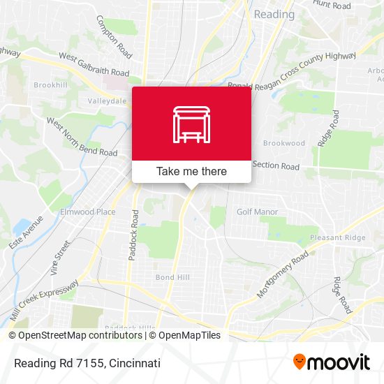 Mapa de Reading Rd 7155