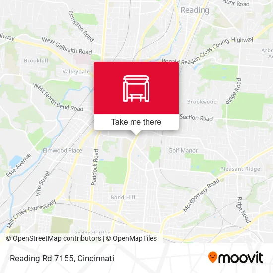Reading Rd 7155 map