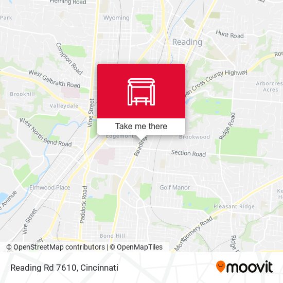 Mapa de Reading Rd 7610