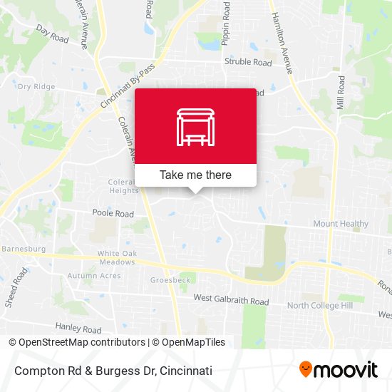 Mapa de Compton Rd & Burgess Dr