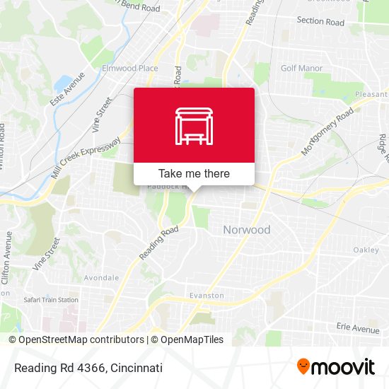Reading Rd 4366 map