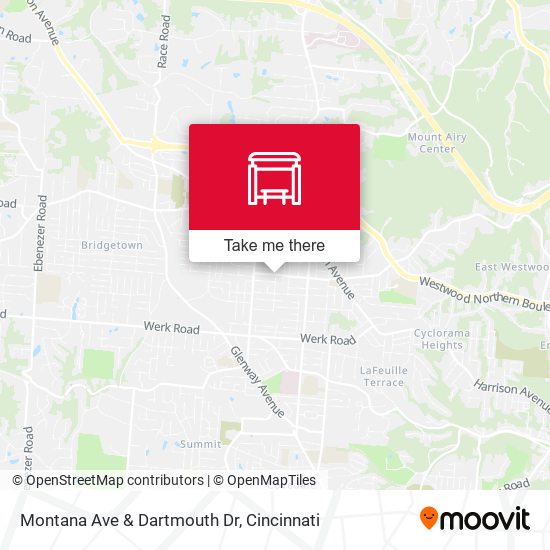 Montana Ave & Dartmouth Dr map