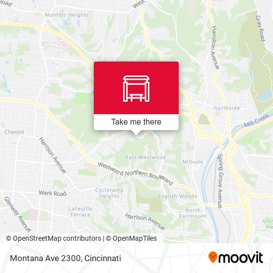 Mapa de Montana Ave 2300