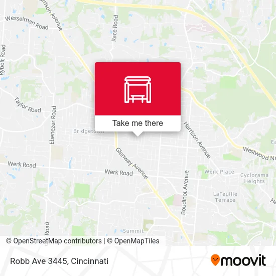 Robb Ave 3445 map