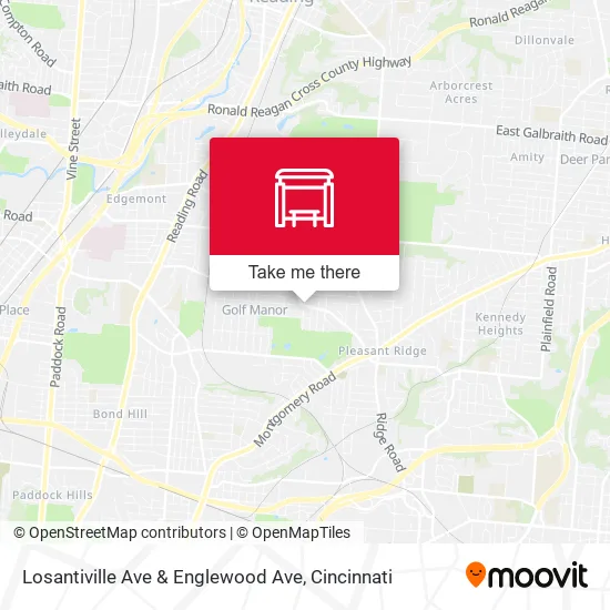 Mapa de Losantiville Ave & Englewood Ave