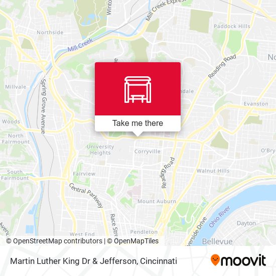 Martin Luther King Dr & Jefferson map