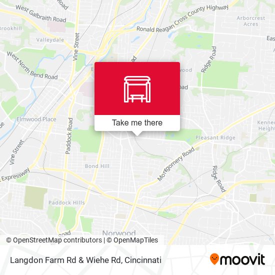 Langdon Farm Rd & Wiehe Rd map