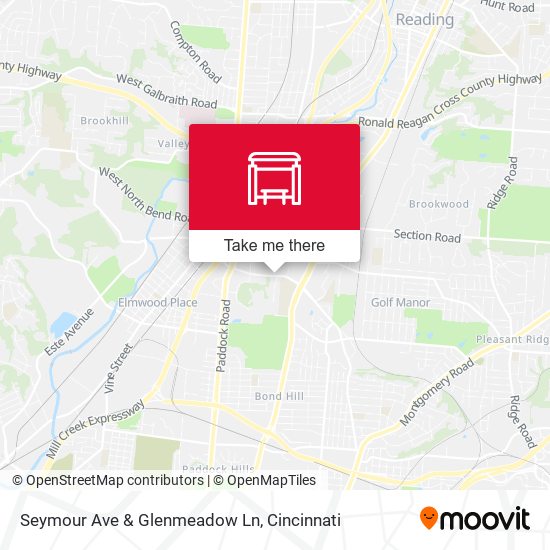 Seymour Ave & Glenmeadow Ln map