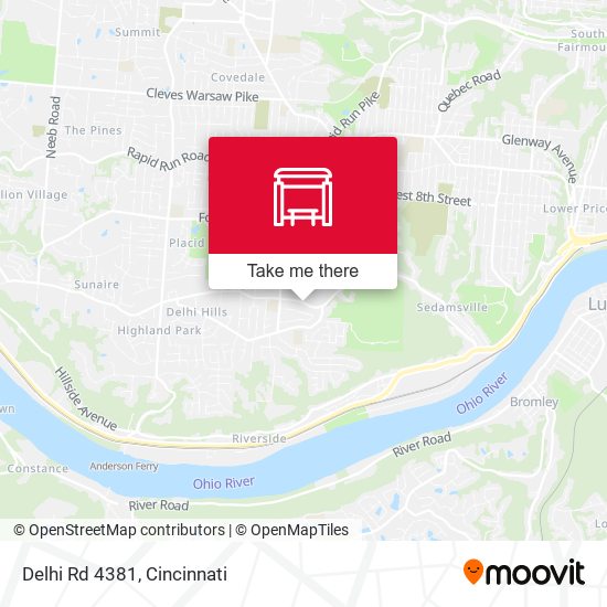 Mapa de Delhi Rd 4381