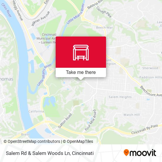 Salem Rd & Salem Woods Ln map