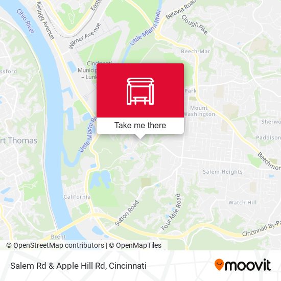 Salem Rd & Apple Hill Rd map