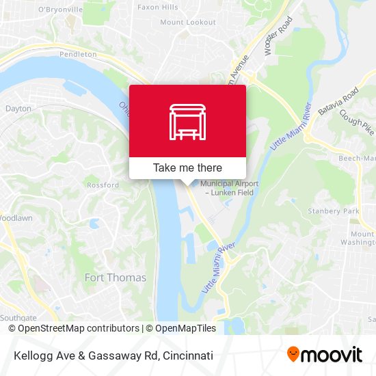 Mapa de Kellogg Ave & Gassaway Rd