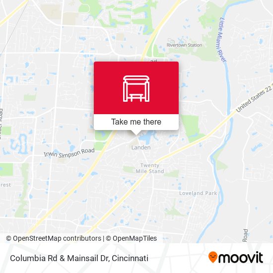 Columbia Rd & Mainsail Dr map