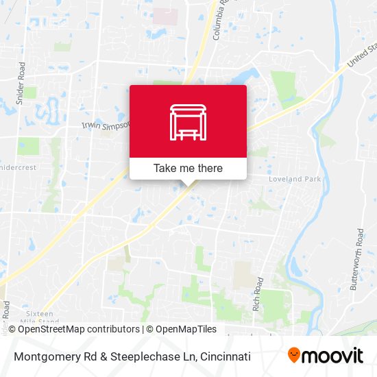 Montgomery Rd & Steeplechase Ln map
