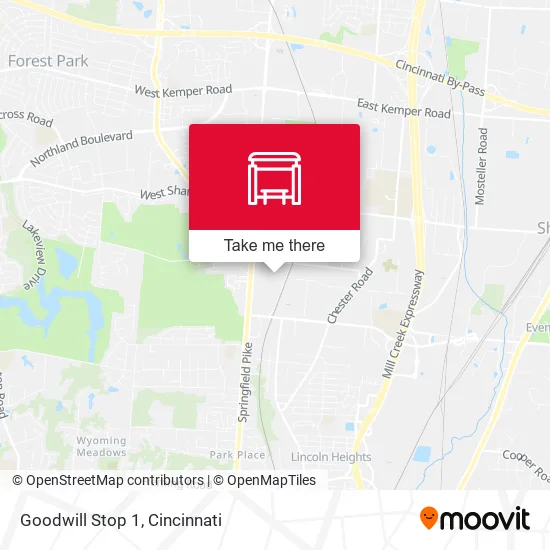 Mapa de Goodwill Stop 1